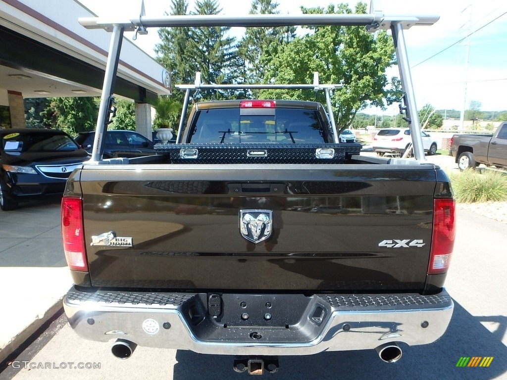 2013 1500 SLT Quad Cab 4x4 - Western Brown Pearl / Canyon Brown/Light Frost Beige photo #3