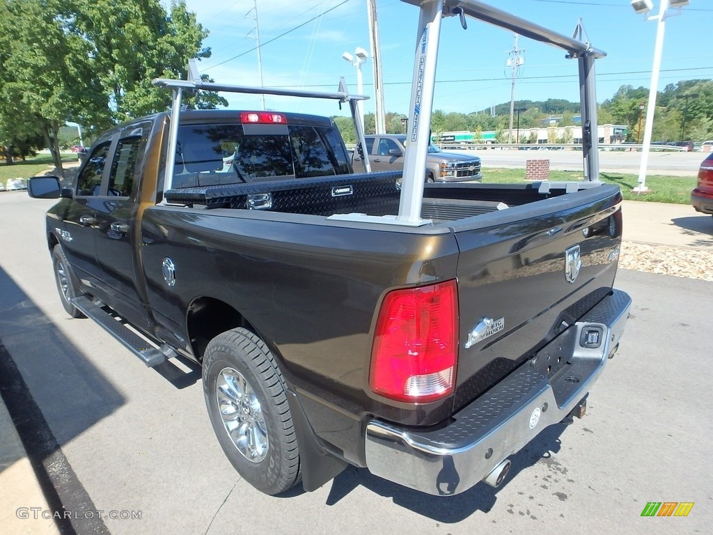 2013 1500 SLT Quad Cab 4x4 - Western Brown Pearl / Canyon Brown/Light Frost Beige photo #4