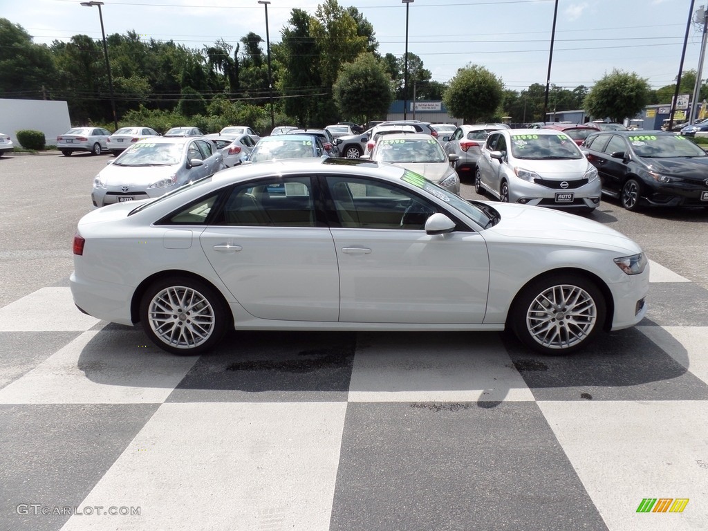 2016 A6 2.0 TFSI Premium Plus - Glacier White Metallic / Atlas Beige photo #3