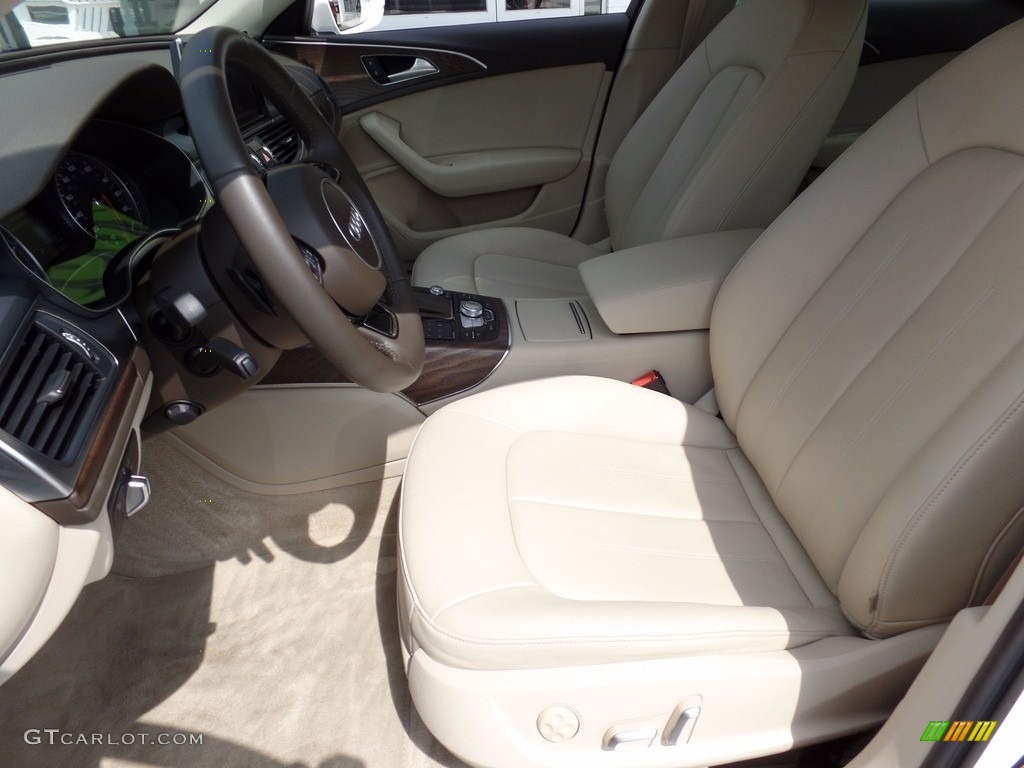 2016 A6 2.0 TFSI Premium Plus - Glacier White Metallic / Atlas Beige photo #10
