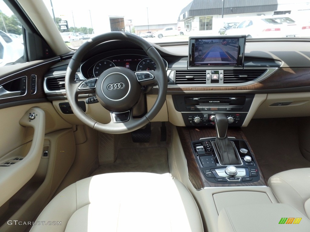 2016 A6 2.0 TFSI Premium Plus - Glacier White Metallic / Atlas Beige photo #15