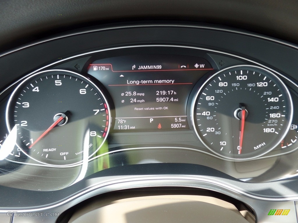 2016 A6 2.0 TFSI Premium Plus - Glacier White Metallic / Atlas Beige photo #16