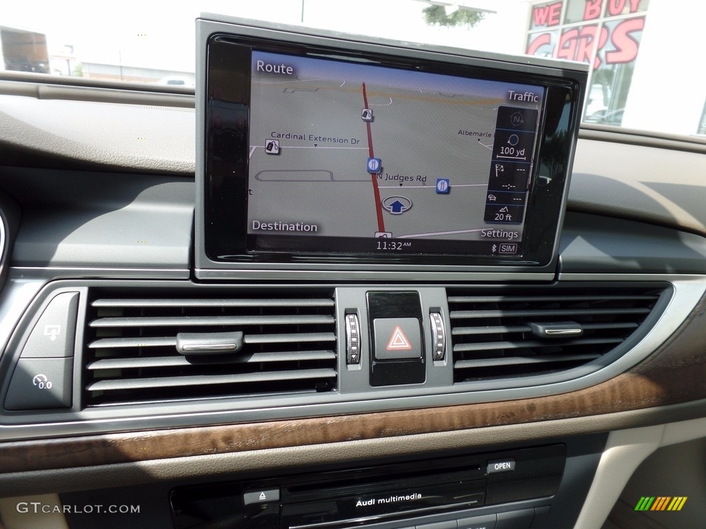 2016 A6 2.0 TFSI Premium Plus - Glacier White Metallic / Atlas Beige photo #17