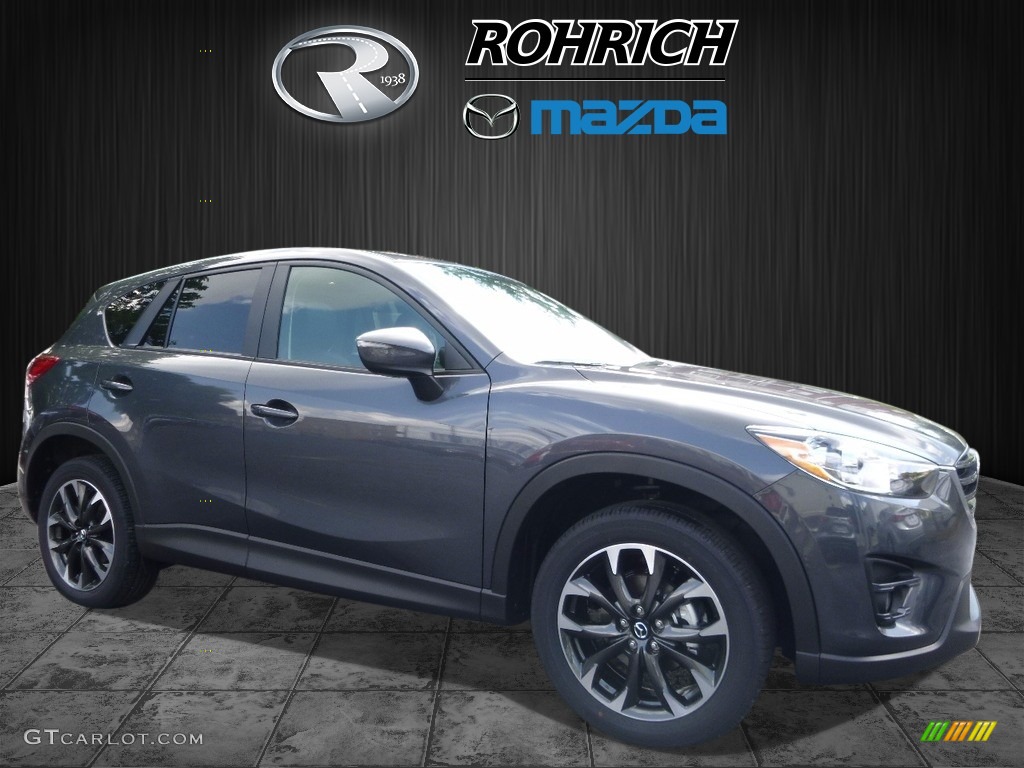 2016 CX-5 Grand Touring - Meteor Gray Mica / Black photo #1