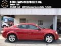2009 Inferno Red Crystal Pearl Dodge Avenger SXT #115302653