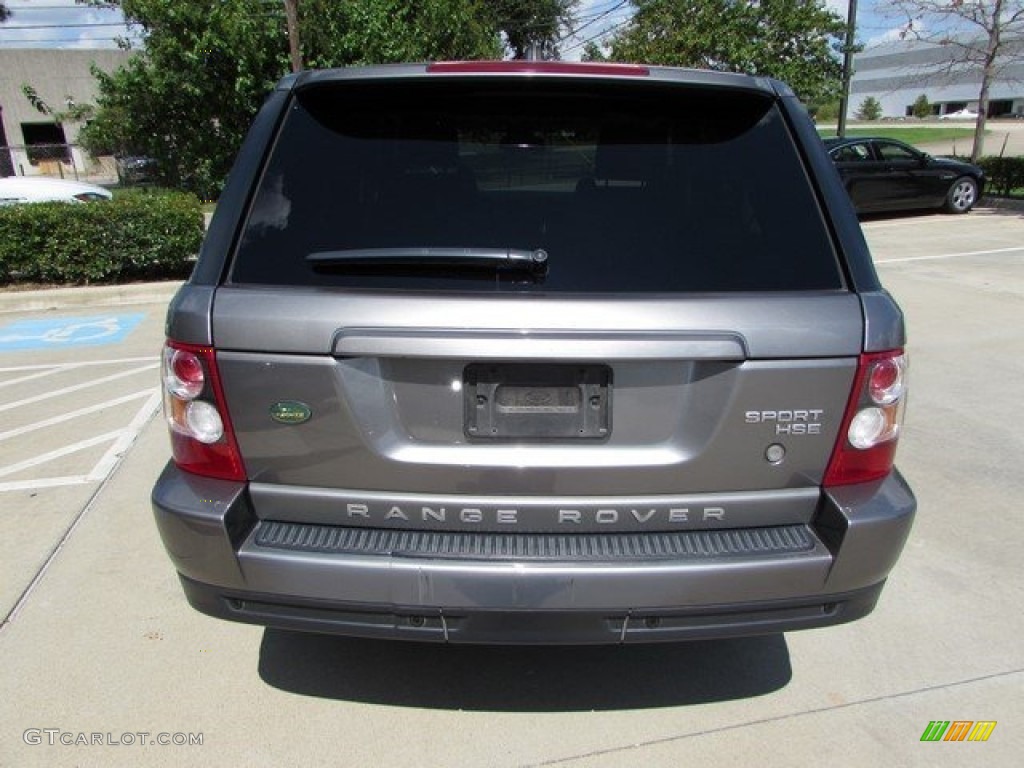 2008 Range Rover Sport HSE - Stornoway Grey Metallic / Ebony Black photo #8