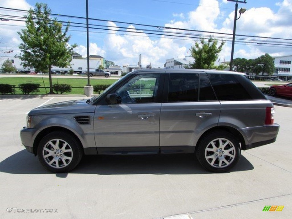2008 Range Rover Sport HSE - Stornoway Grey Metallic / Ebony Black photo #10