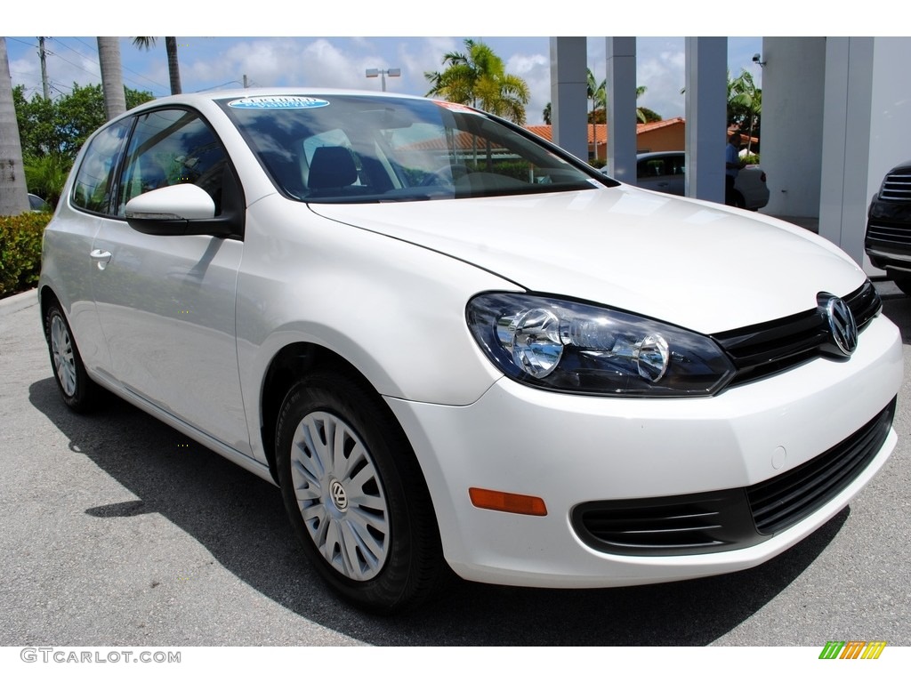 2013 Golf 2 Door - Candy White / Titan Black photo #2