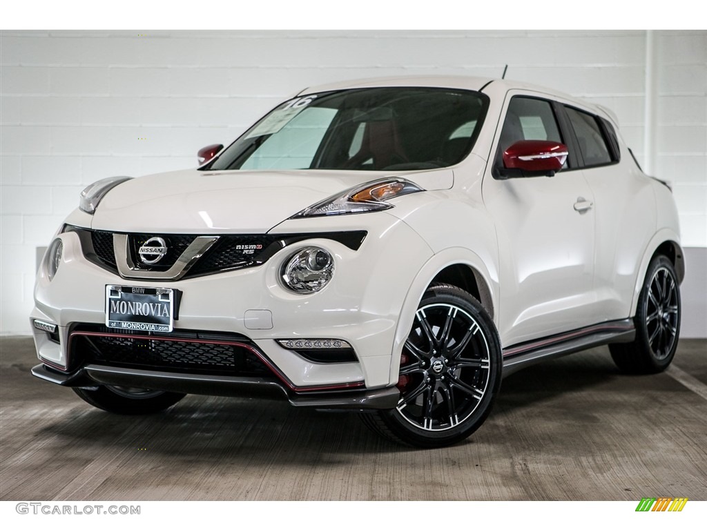 2016 Juke NISMO RS AWD - Pearl White / NISMO Black/Red photo #14