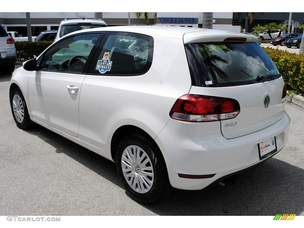 2013 Golf 2 Door - Candy White / Titan Black photo #6