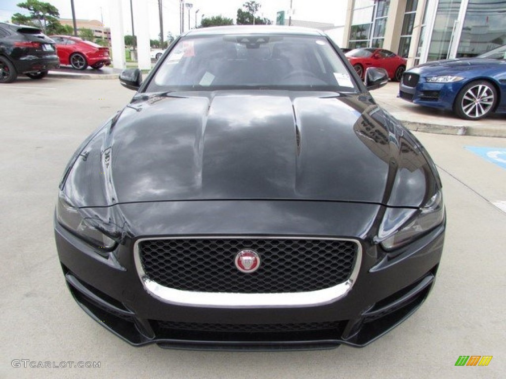Ebony Black 2017 Jaguar XE 35t Prestige Exterior Photo #115310390