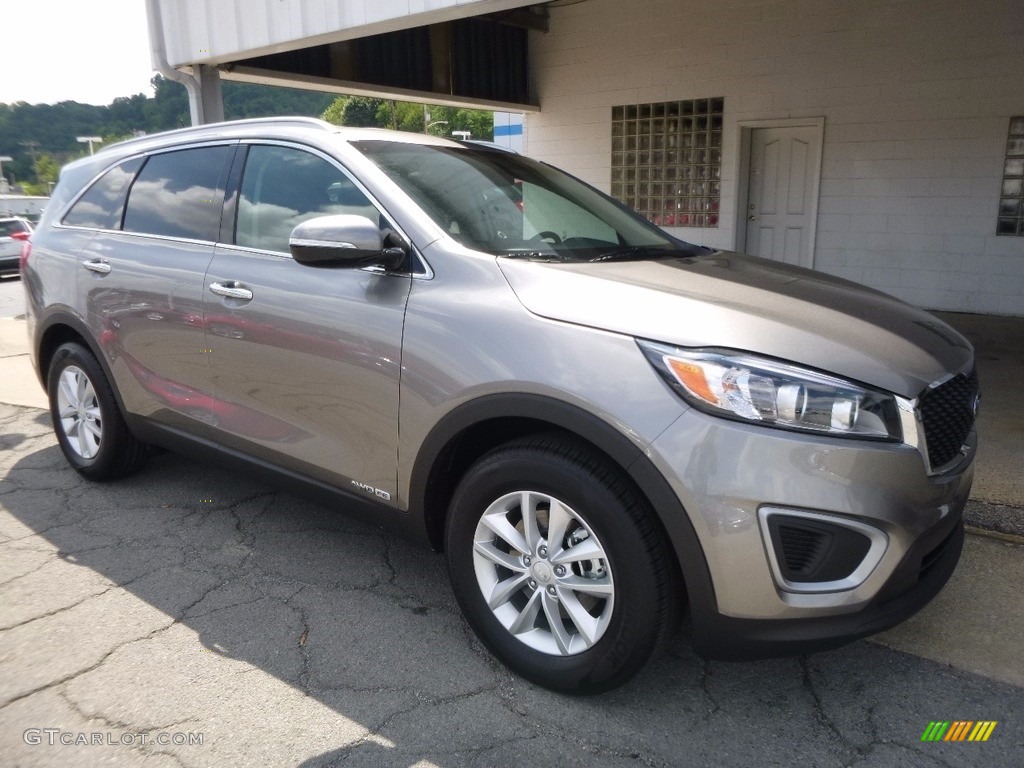 Titanium Silver 2017 Kia Sorento LX V6 AWD Exterior Photo #115310864