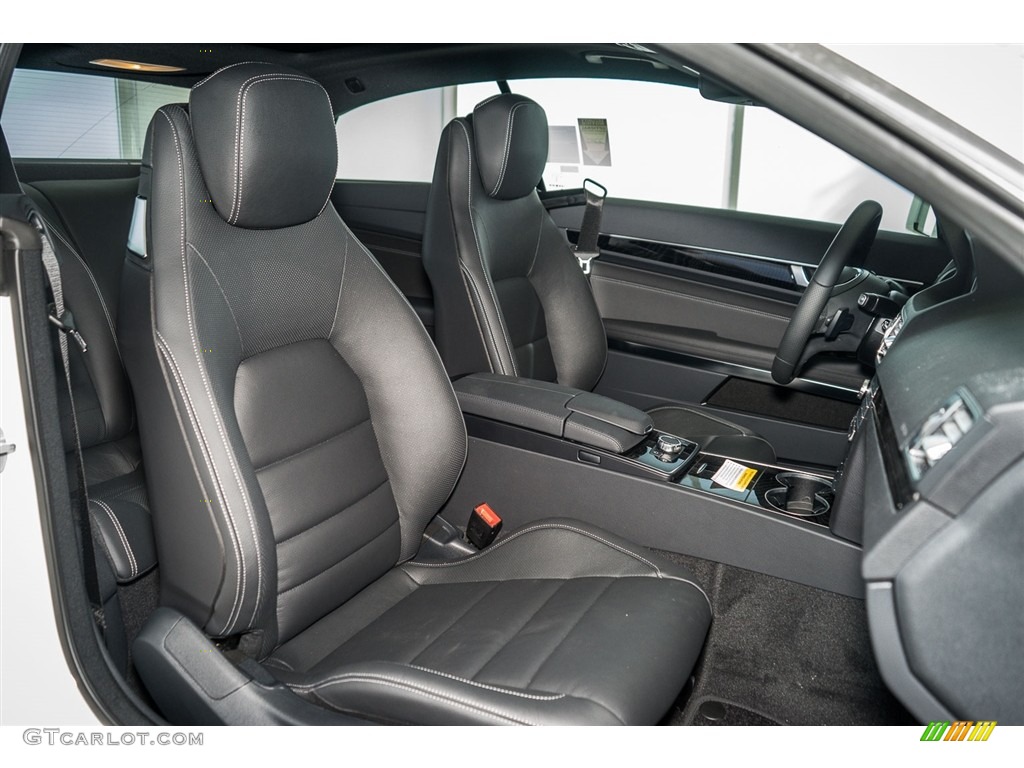 Black Interior 2017 Mercedes-Benz E 400 Coupe Photo #115314590