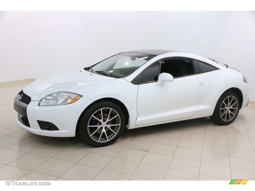 2011 Eclipse GS Coupe - Northstar White / Dark Charcoal photo #3