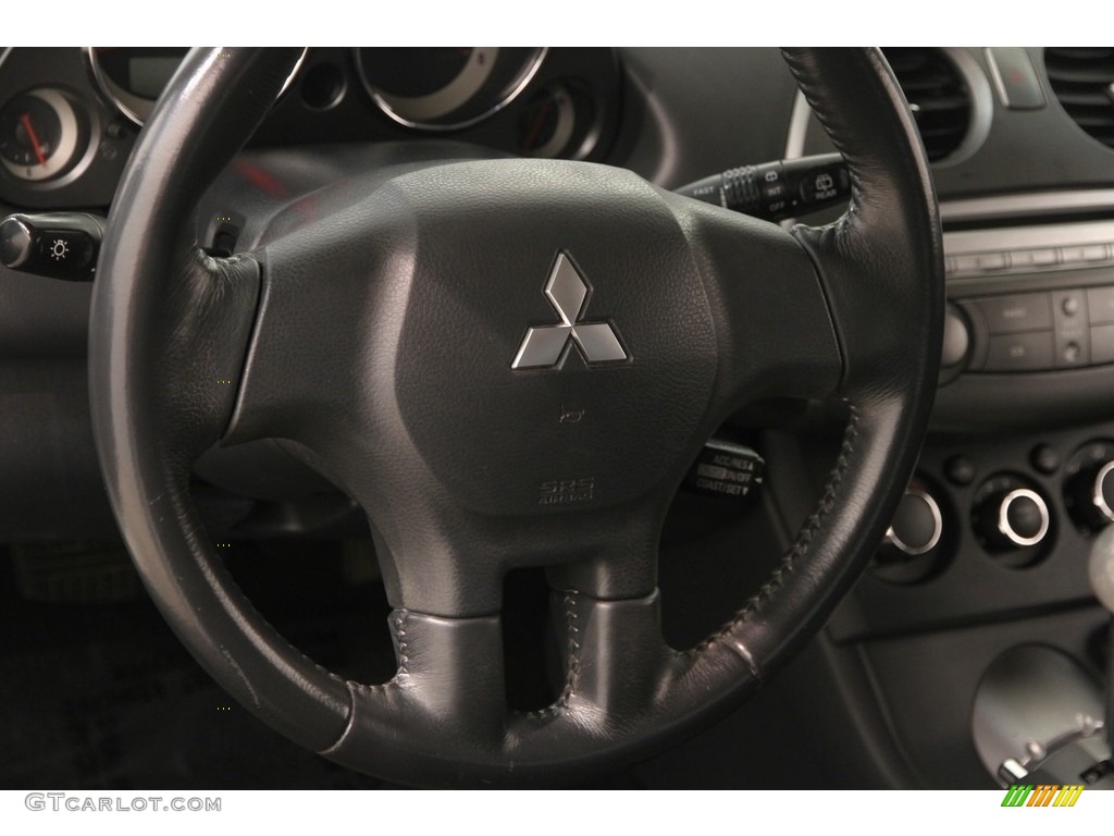 2011 Eclipse GS Coupe - Northstar White / Dark Charcoal photo #6