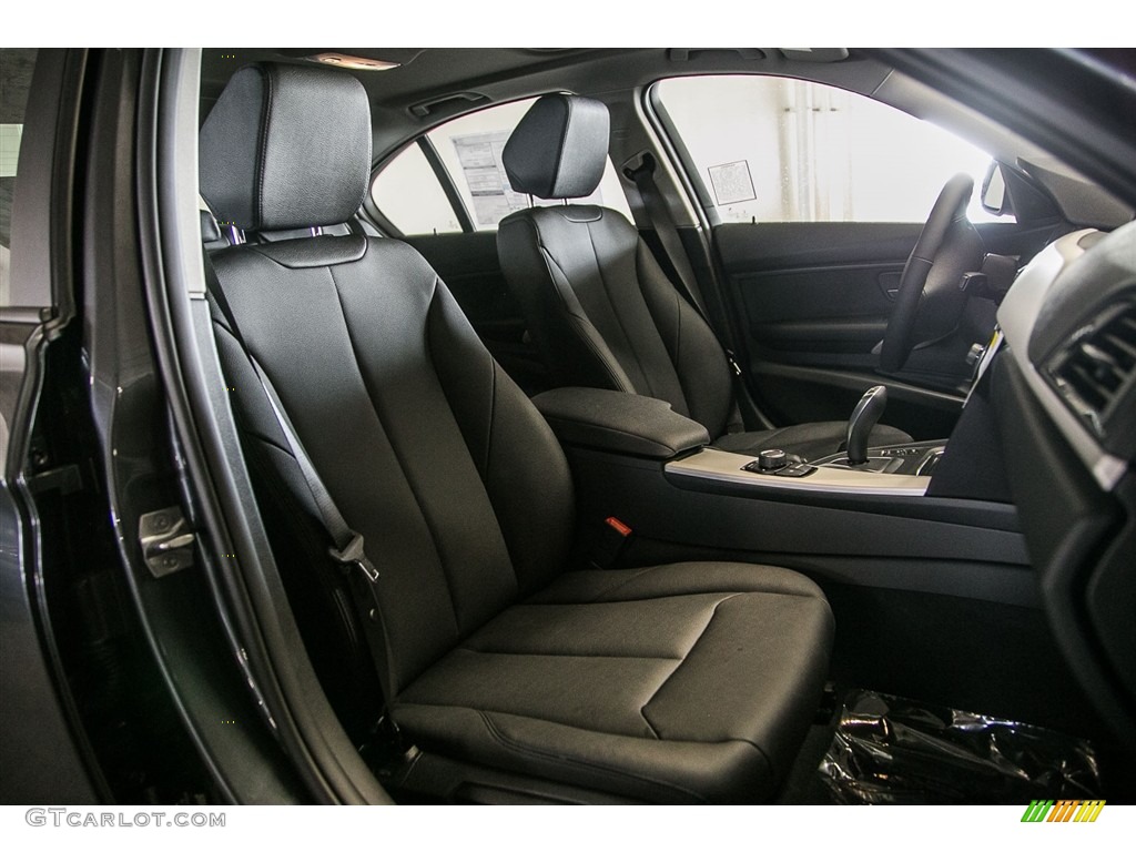 Black Interior 2017 BMW 3 Series 320i Sedan Photo #115316456