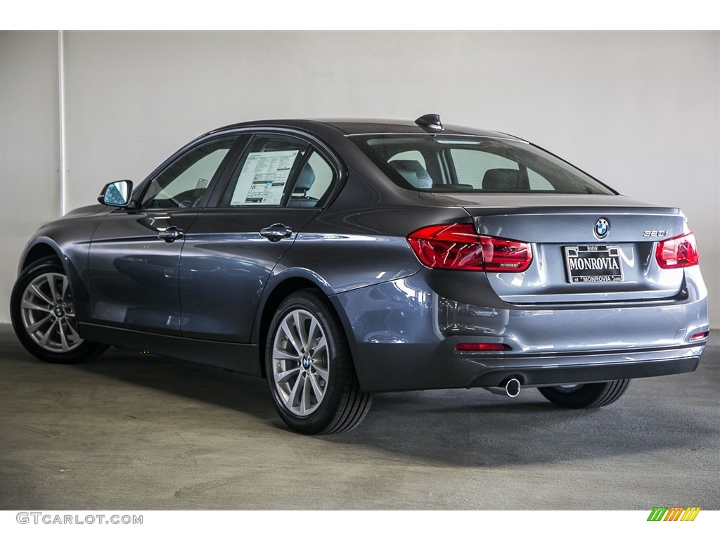 2017 3 Series 320i Sedan - Mineral Grey Metallic / Black photo #3