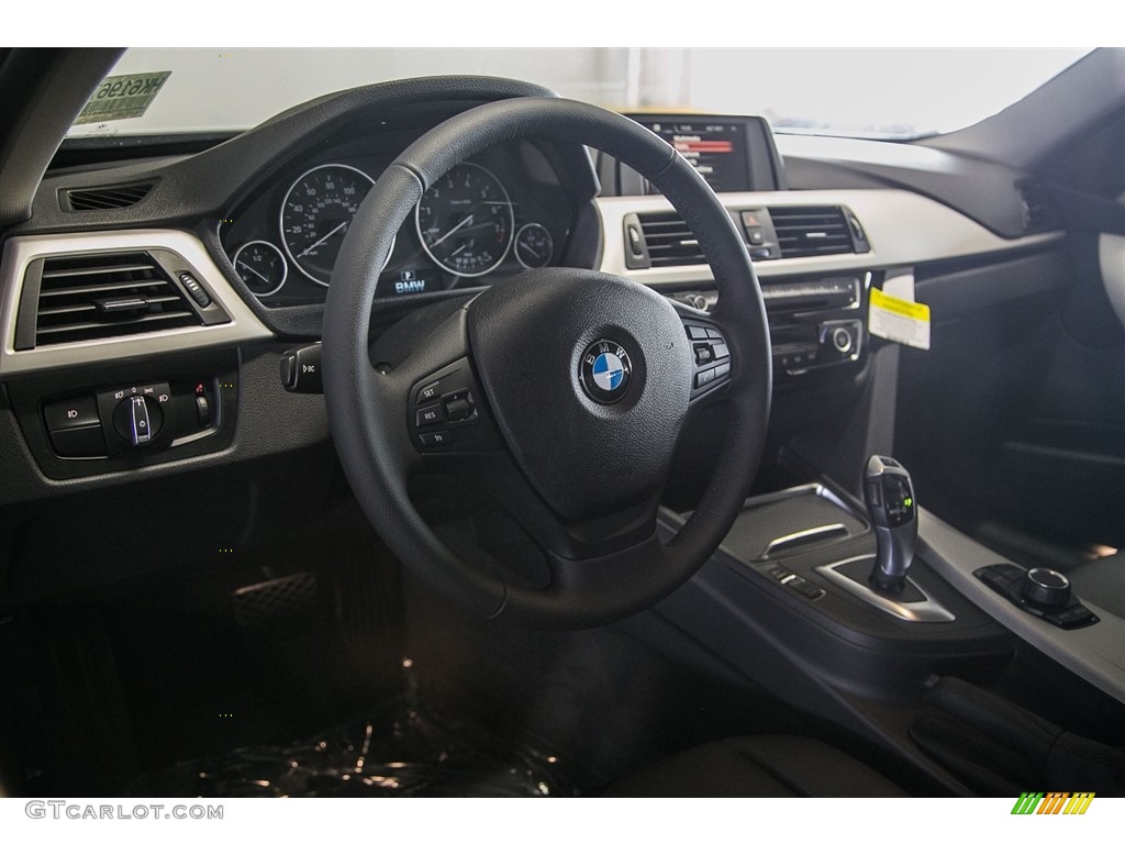 2017 3 Series 320i Sedan - Mineral Grey Metallic / Black photo #6