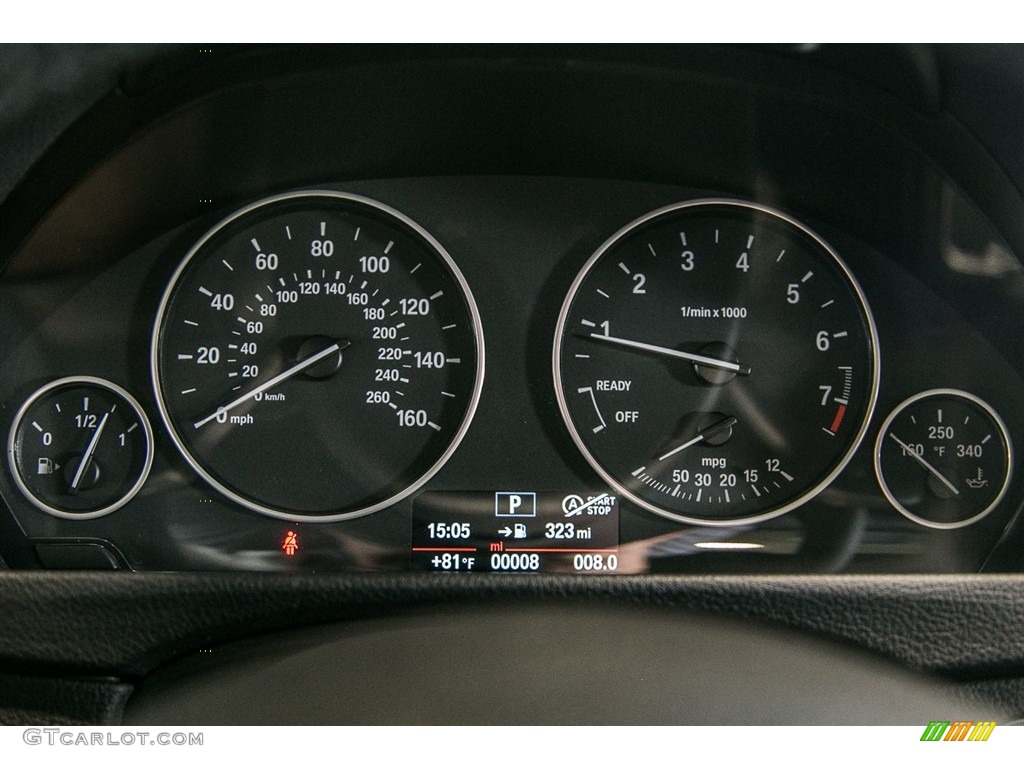 2017 BMW 3 Series 320i Sedan Gauges Photo #115316624