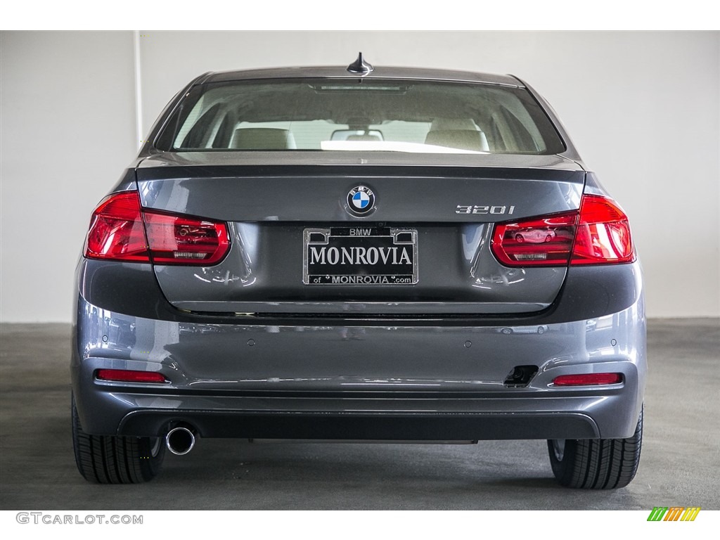2017 3 Series 320i Sedan - Mineral Grey Metallic / Venetian Beige/Black photo #4