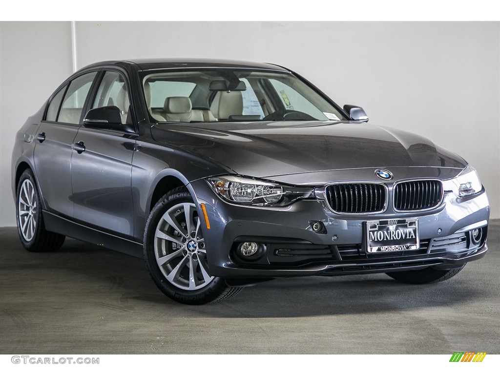 2017 3 Series 320i Sedan - Mineral Grey Metallic / Venetian Beige/Black photo #12