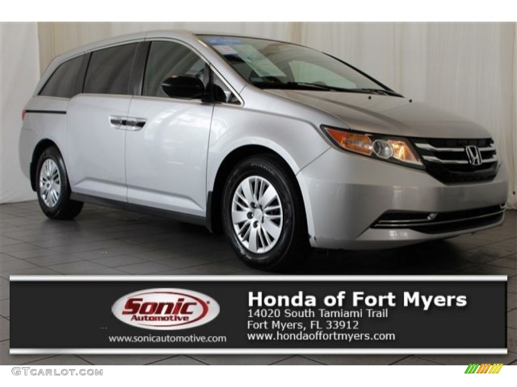 Alabaster Silver Metallic Honda Odyssey