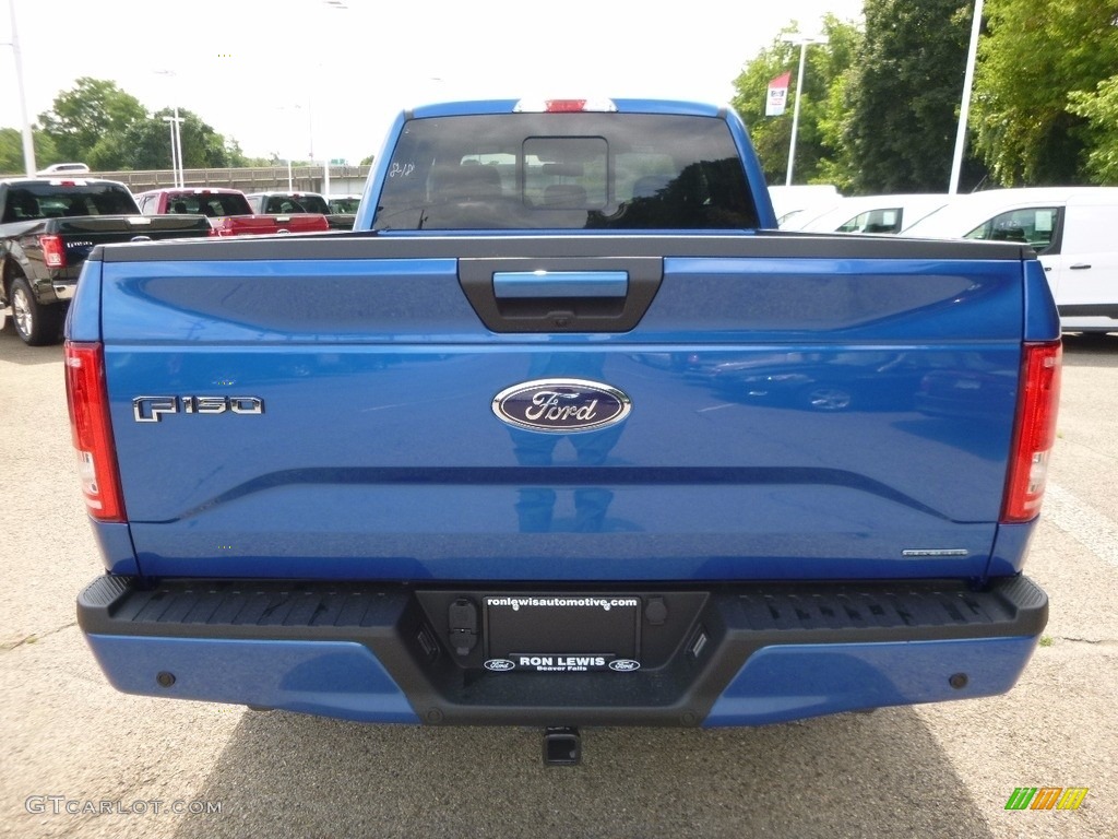 2016 F150 XLT SuperCab 4x4 - Blue Flame / Black photo #3