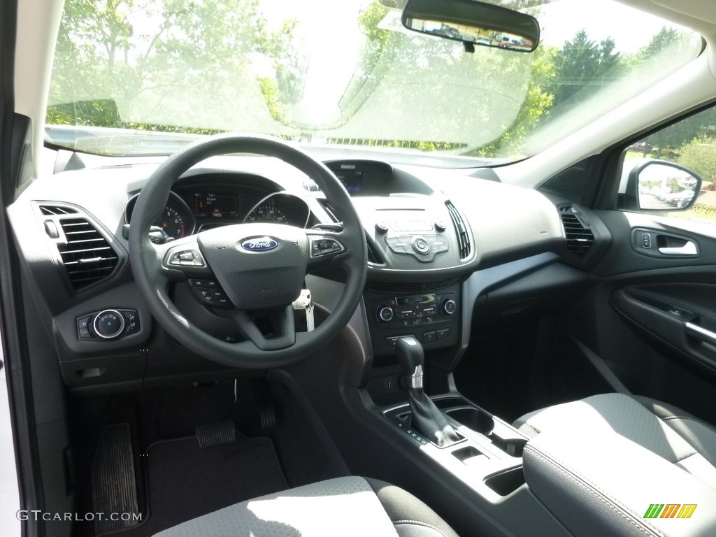 2017 Escape SE 4WD - Oxford White / Charcoal Black photo #9