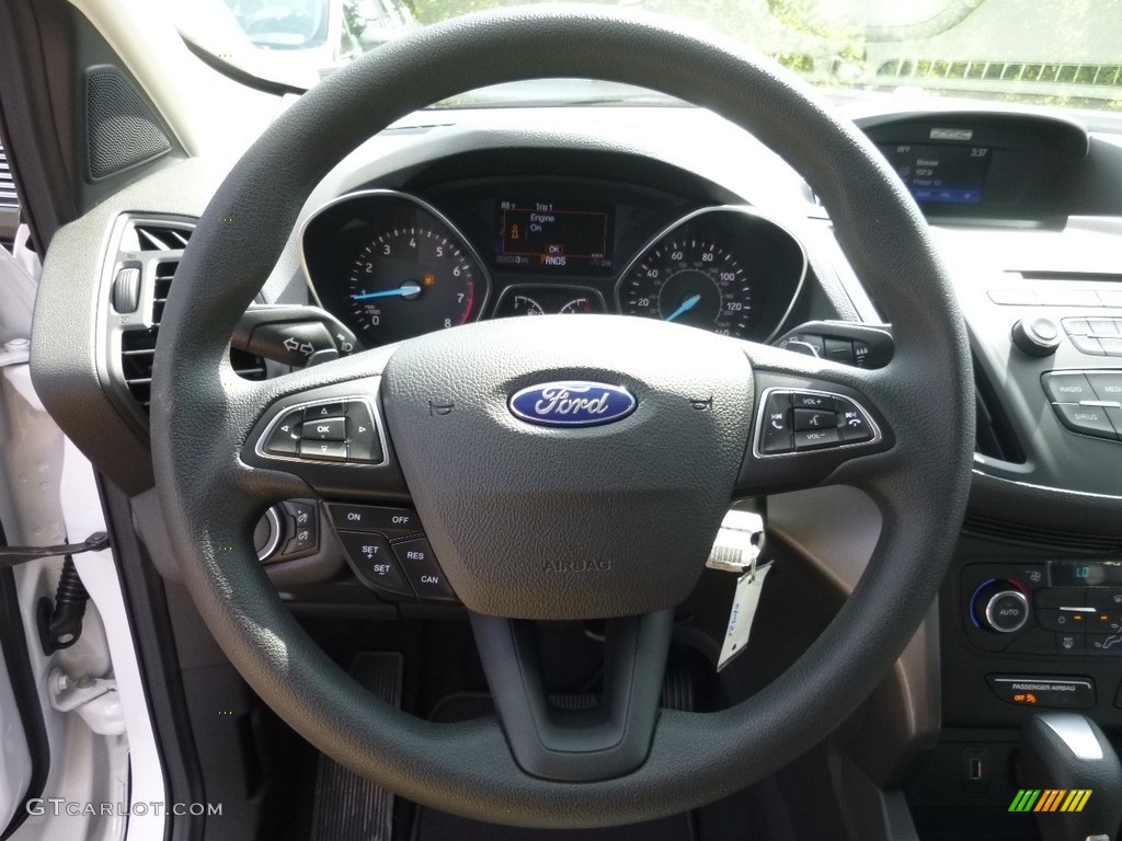 2017 Escape SE 4WD - Oxford White / Charcoal Black photo #13