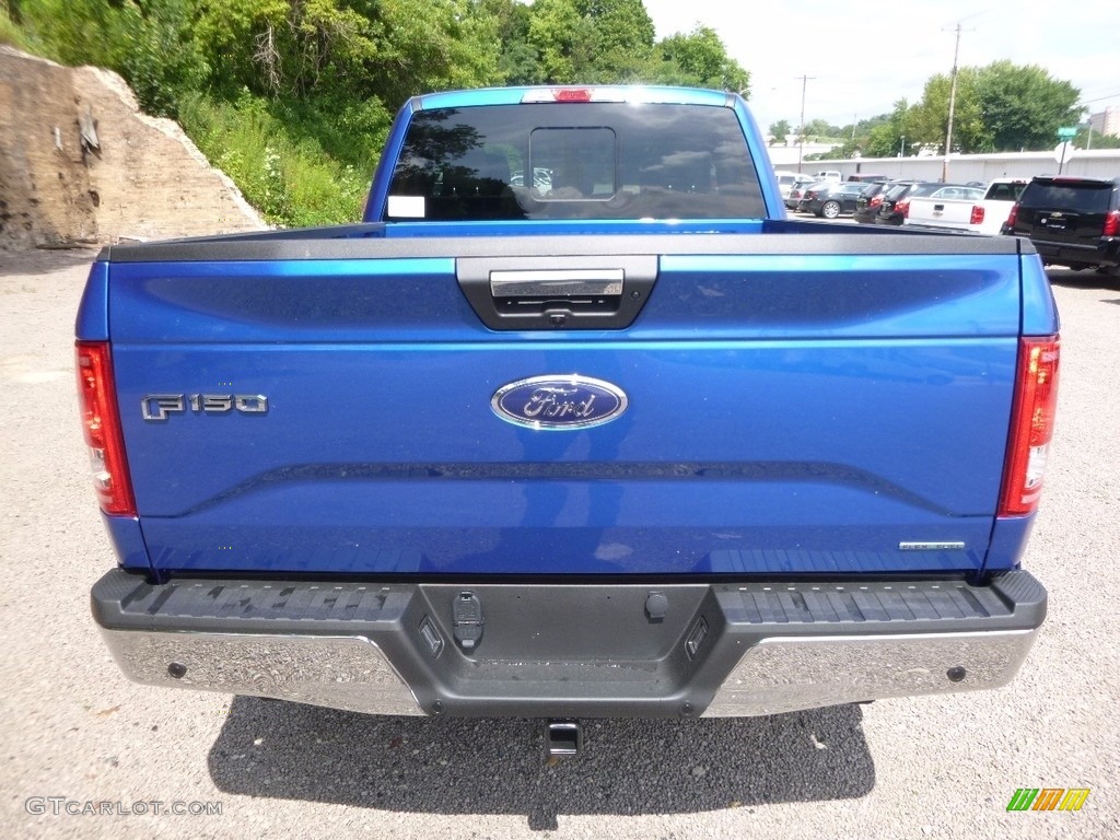 2016 F150 XLT SuperCab 4x4 - Blue Flame / Medium Earth Gray photo #3