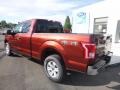 2016 Bronze Fire Ford F150 XLT SuperCab 4x4  photo #8