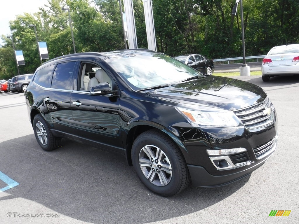 Mosaic Black Metallic 2017 Chevrolet Traverse LT AWD Exterior Photo #115323077