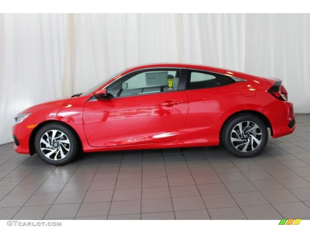 Rallye Red 2016 Honda Civic LX-P Coupe Exterior Photo #115324073