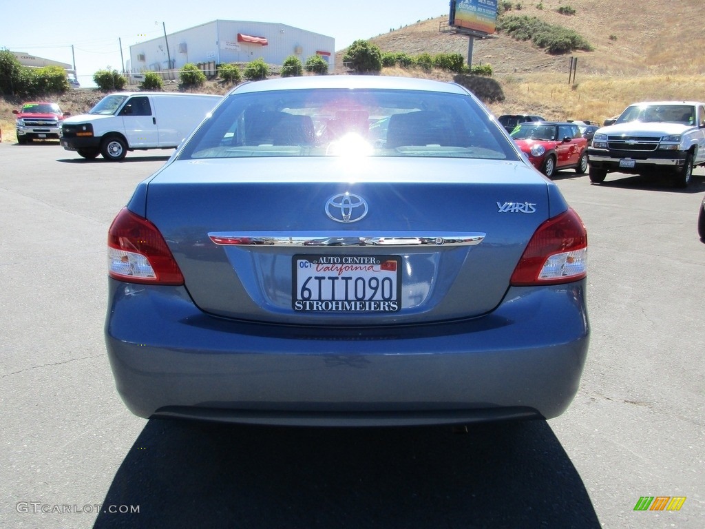 2012 Yaris Sedan - Pacific Blue Metallic / Dark Gray photo #6