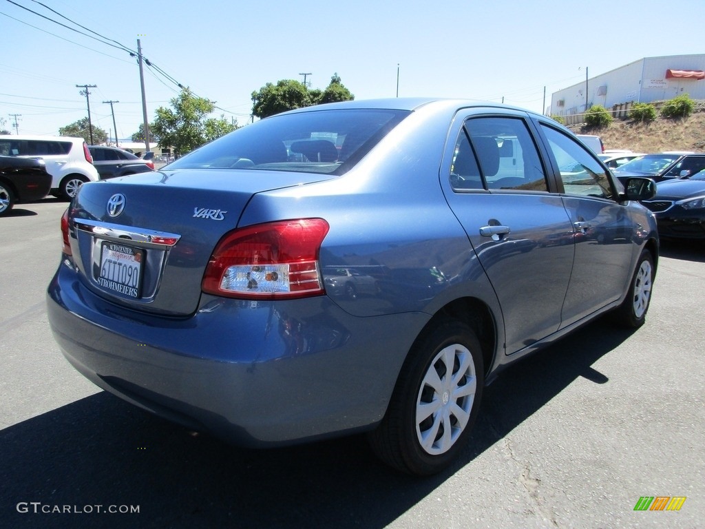 2012 Yaris Sedan - Pacific Blue Metallic / Dark Gray photo #7