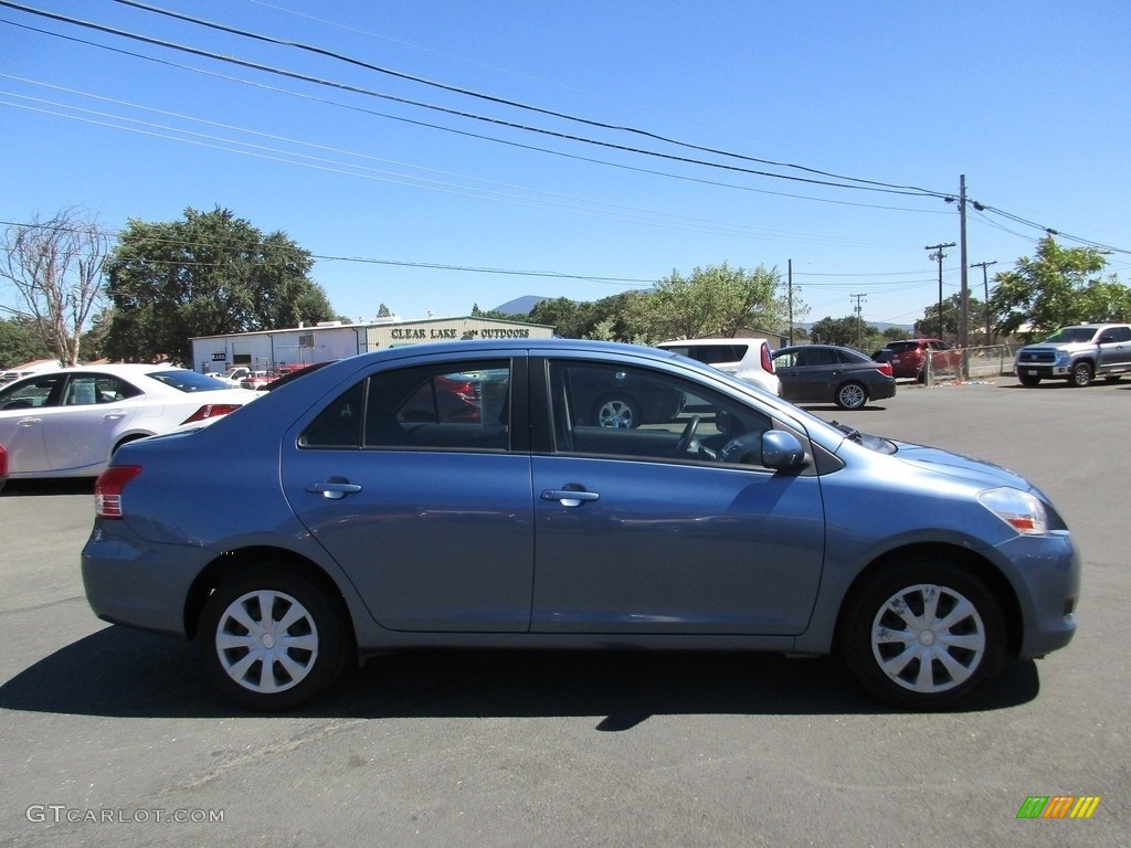 2012 Yaris Sedan - Pacific Blue Metallic / Dark Gray photo #8