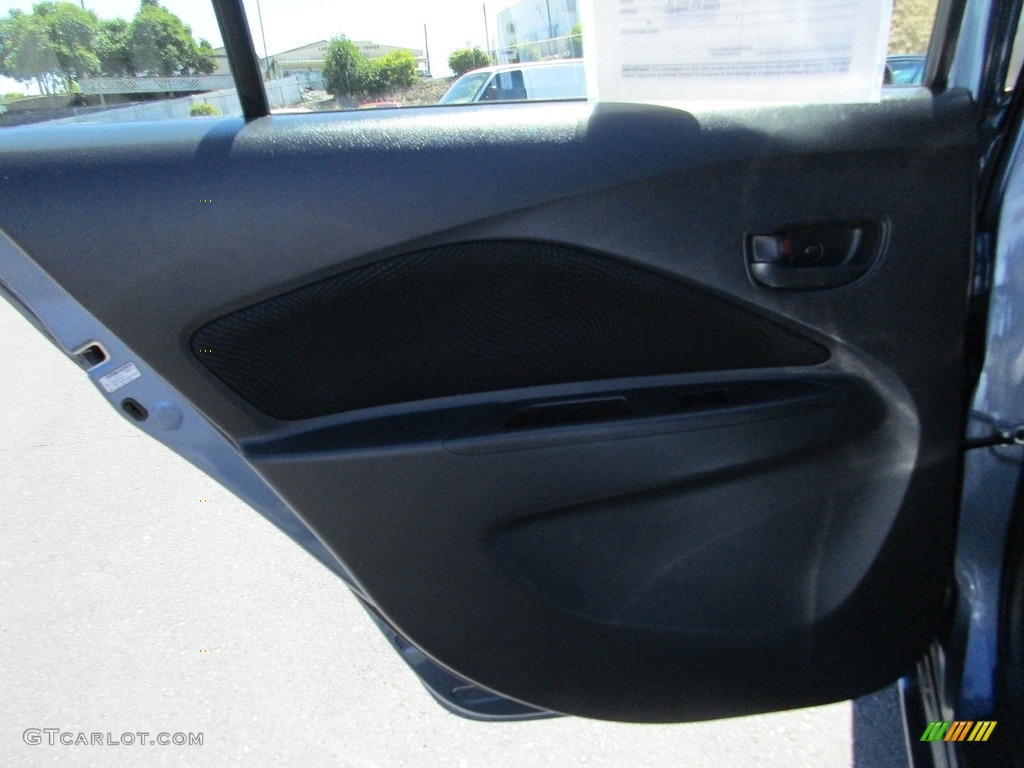 2012 Yaris Sedan - Pacific Blue Metallic / Dark Gray photo #22