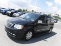 Brilliant Black Crystal Pearl 2011 Chrysler Town & Country Touring - L Exterior