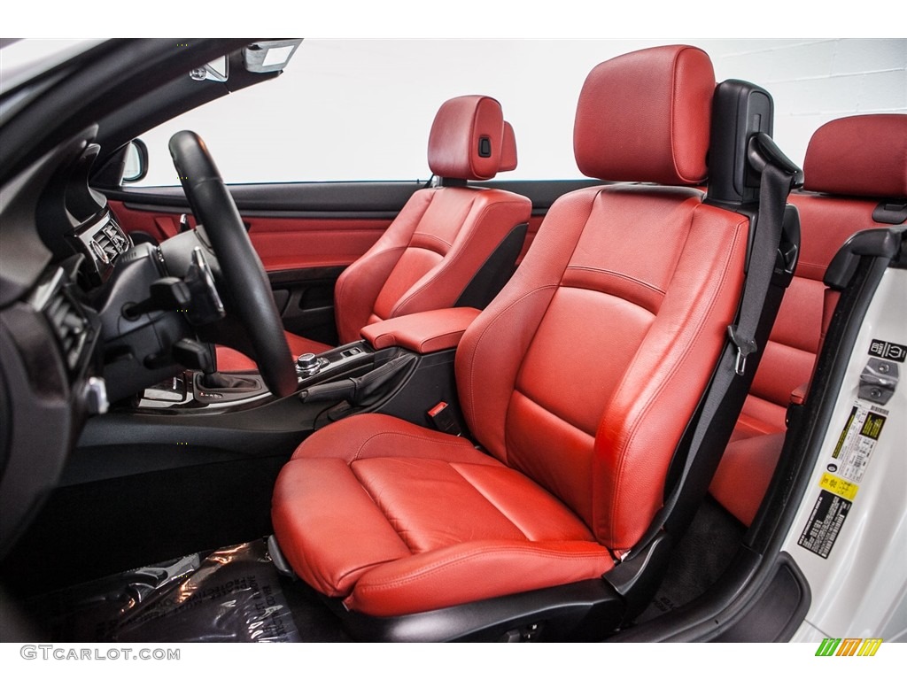 2013 3 Series 335i Convertible - Alpine White / Coral Red/Black photo #6