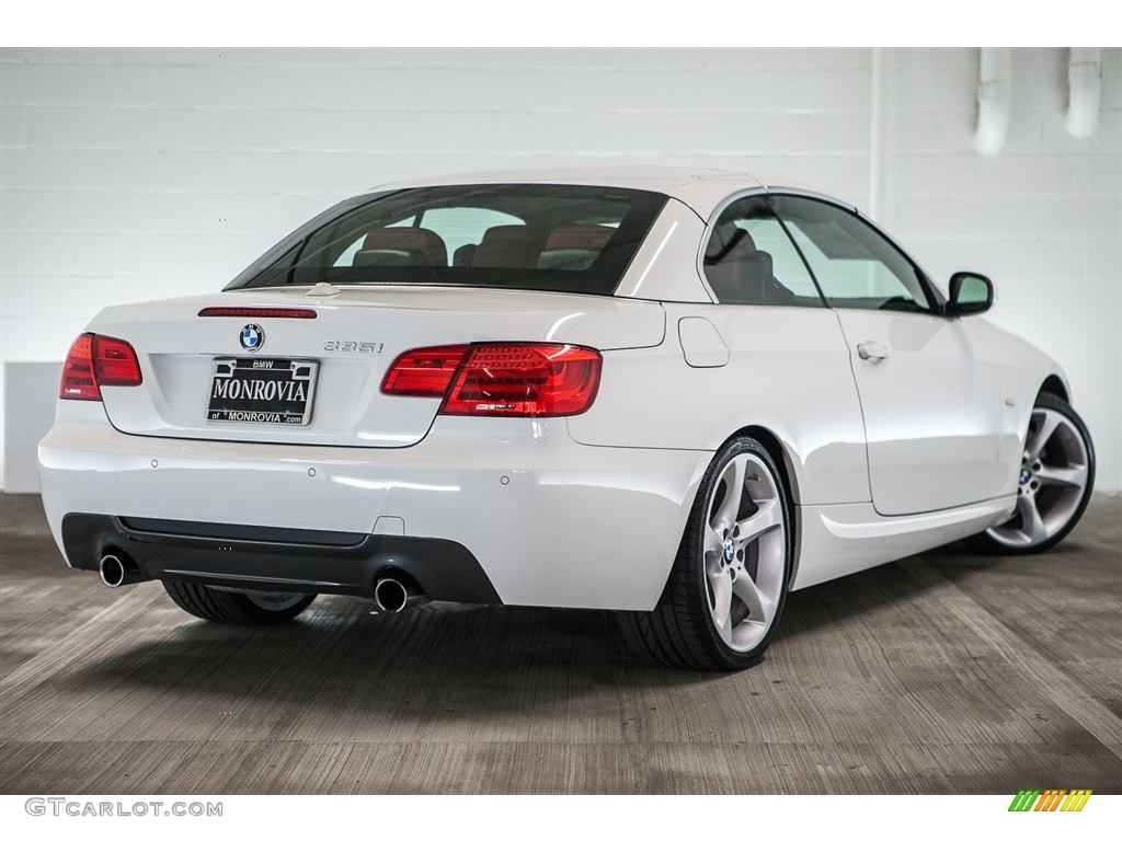 2013 3 Series 335i Convertible - Alpine White / Coral Red/Black photo #31