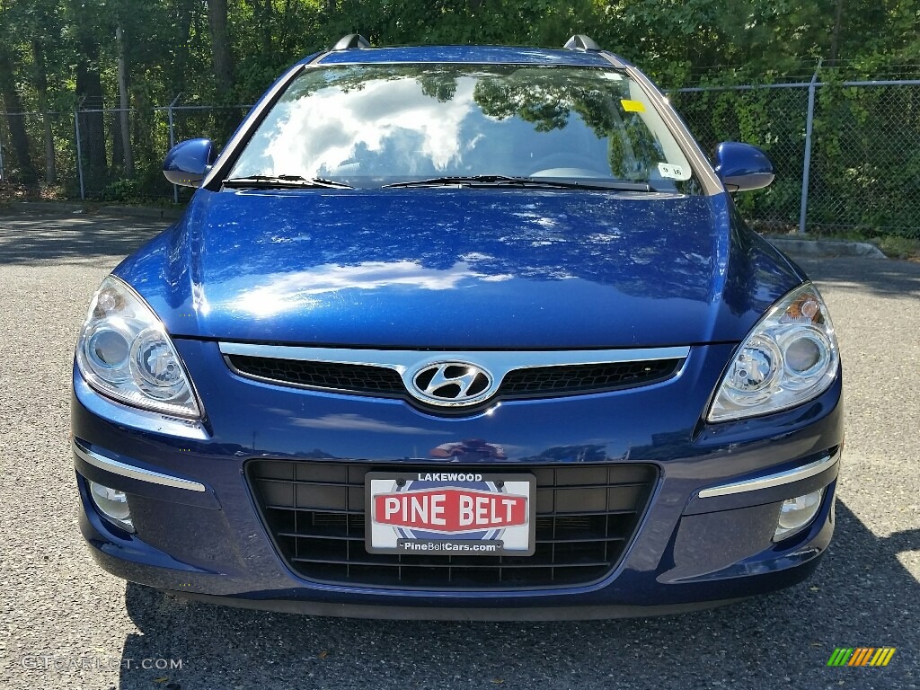 2012 Elantra SE Touring - Atlantic Blue / Black photo #2