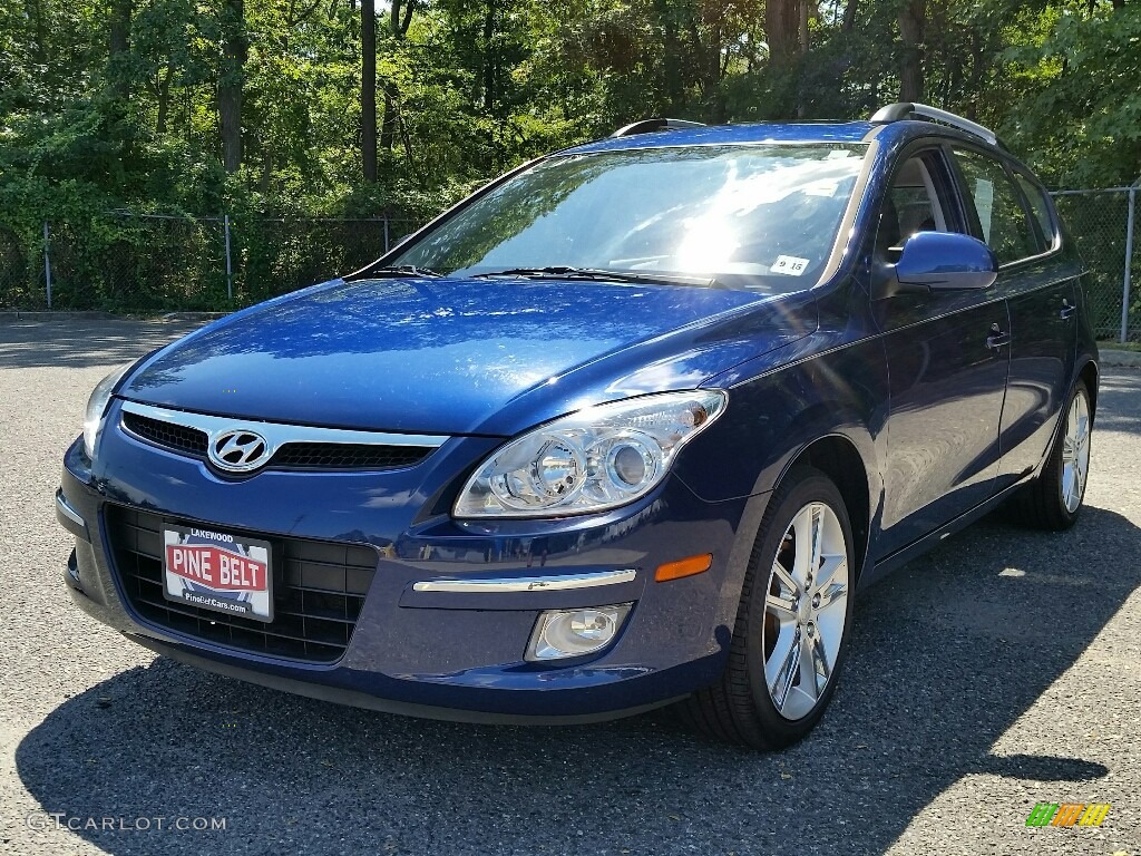 2012 Elantra SE Touring - Atlantic Blue / Black photo #3