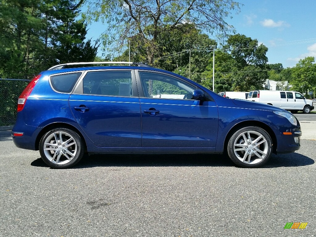 2012 Elantra SE Touring - Atlantic Blue / Black photo #4