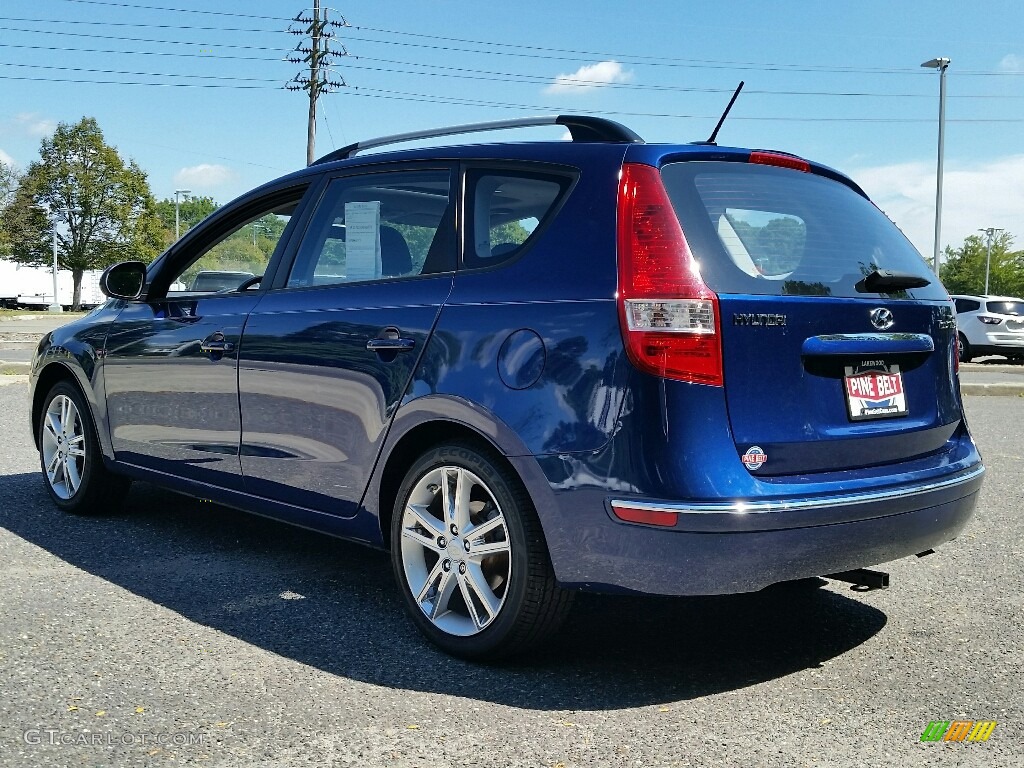 2012 Elantra SE Touring - Atlantic Blue / Black photo #7