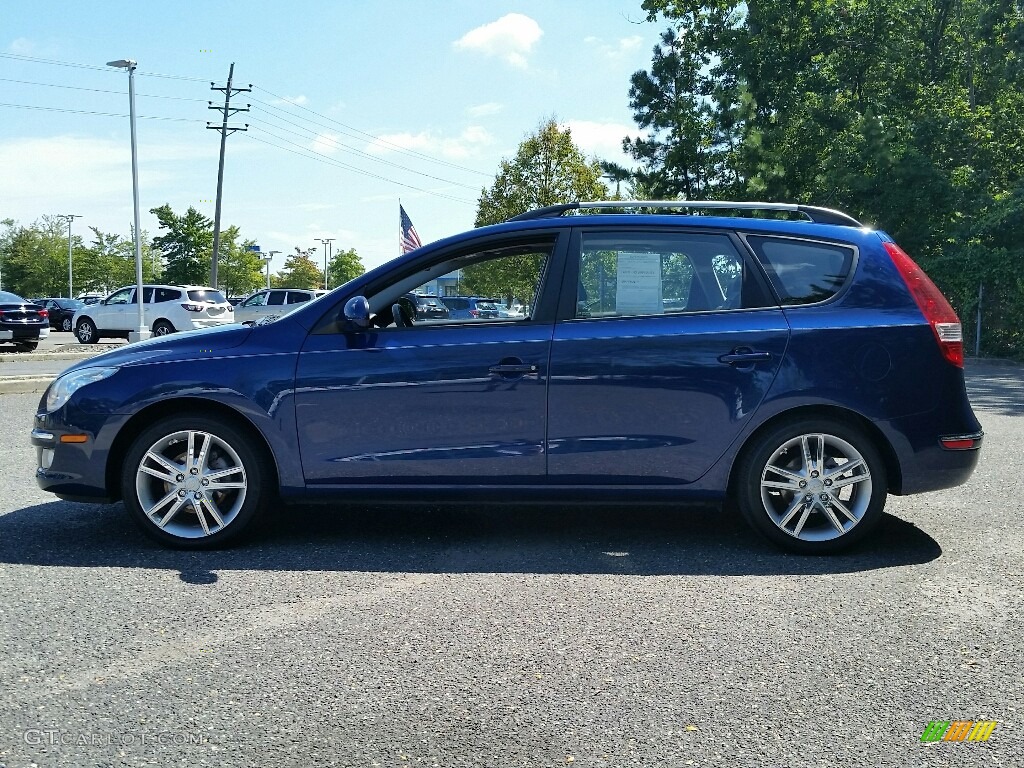 2012 Elantra SE Touring - Atlantic Blue / Black photo #8