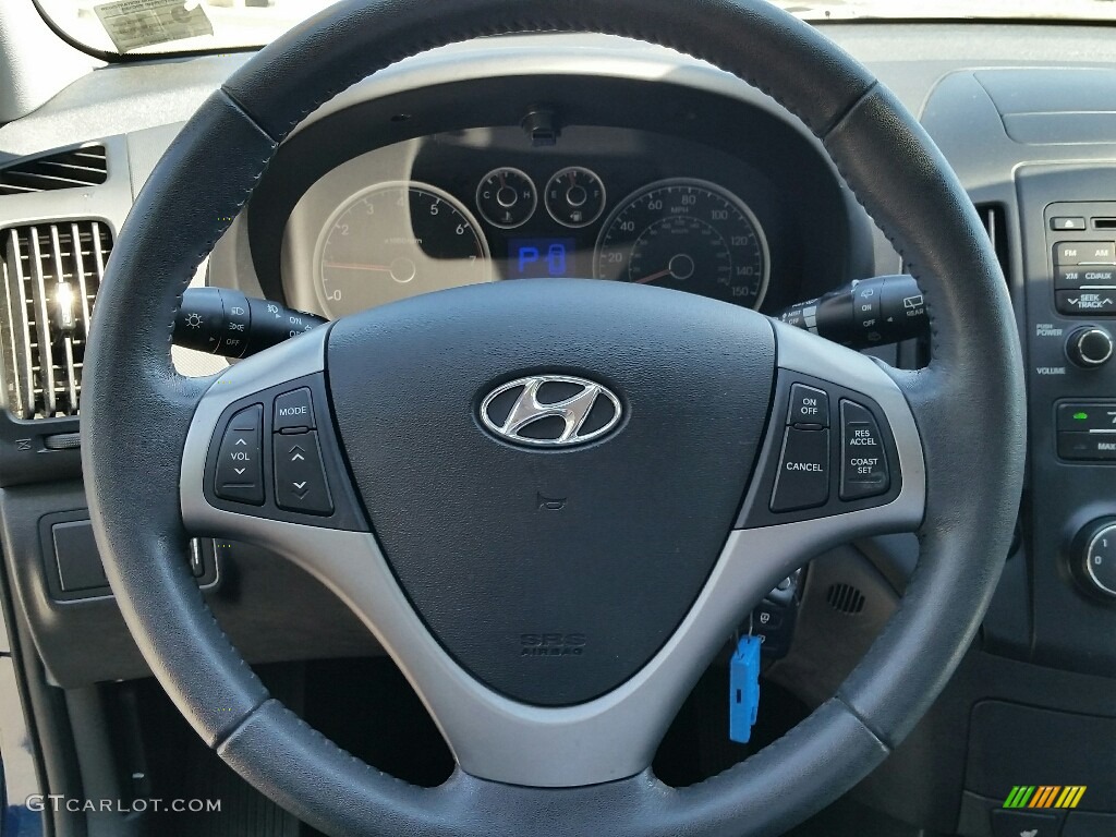 2012 Elantra SE Touring - Atlantic Blue / Black photo #14