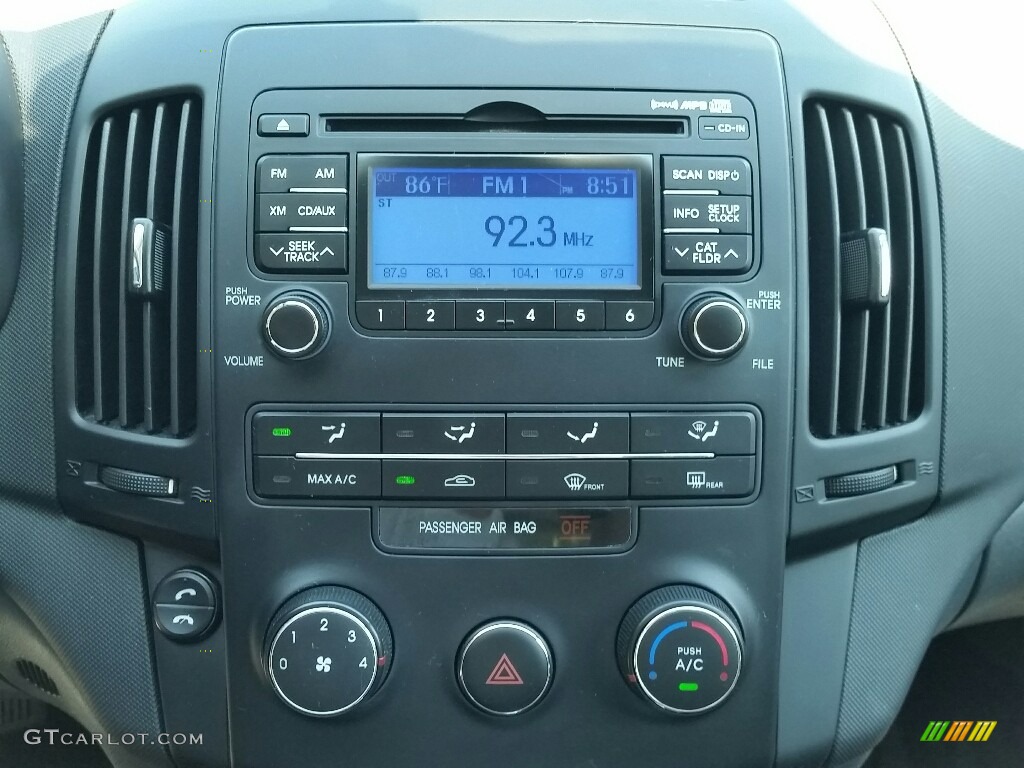 2012 Elantra SE Touring - Atlantic Blue / Black photo #19