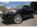 2014 Tuxedo Black Ford Explorer XLT 4WD  photo #1