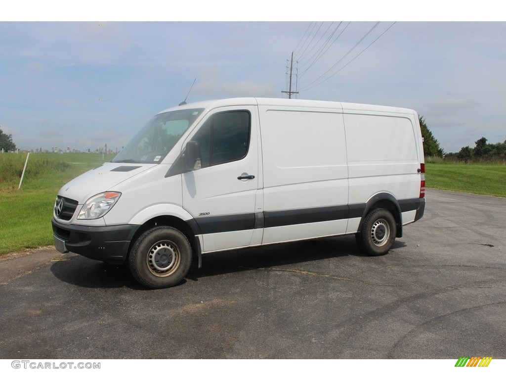 2012 Sprinter 2500 Cargo Van - Arctic White / Lima Black Fabric photo #23