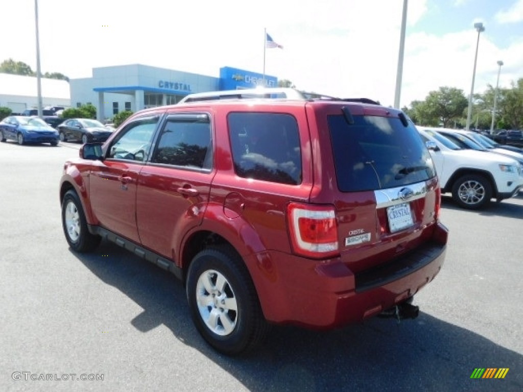 2012 Escape Limited V6 4WD - Toreador Red Metallic / Charcoal Black photo #3